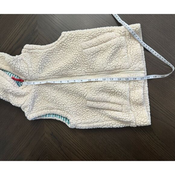 Girls Mini Boden Cream Sherpa‎ Vest Size 5-6Y - Picture 6 of 6